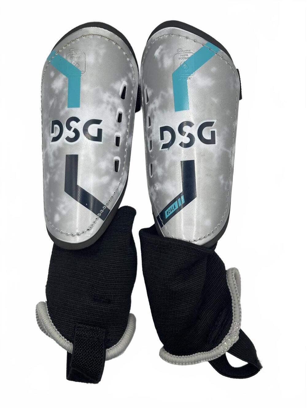 DSG Youth Soccer Shin Guards with Ankle Protection Size Small EUC